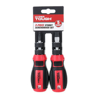 Hyper Tough 2 Piece Stubby Screwdriver Set TS70820N EasyOptionXY LLC