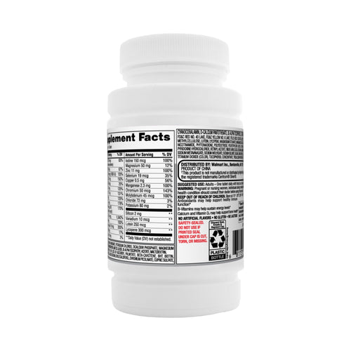 Equate Complete Multivitamin/Multimineral Supplement Tablets; Adults 50+; 125 Count EasyOptionXY LLC