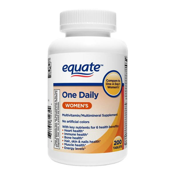 Equate One Daily Women's Tablets Multivitamin/Multimineral Supplement; 200 Count EasyOptionXY LLC