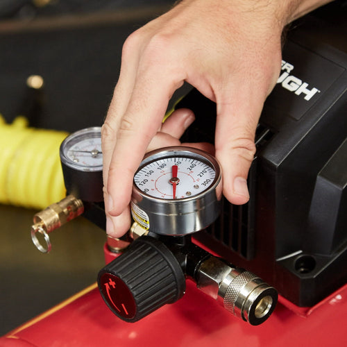 Hyper Tough 300 PSI 2 Inch Pressure Gauge with Adapter EasyOptionXY LLC