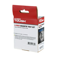 Hyper Tough 2pc Magnetic Aluminum Tray Set, New, 9.84inX1.22inX4.13in 0.44lb EasyOptionXY LLC
