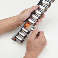 Hyper Tough 1/2 inch Drive Aluminum Socket Holder For Socket Organization UC8668TA EasyOptionXY LLC