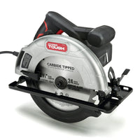 Hyper Tough 12 Amp Corded 7-1/4 inch Circular Saw with Steel Plate Shoe, Adjustable Bevel, Blade & Rip Fence, New Condition EasyOptionXY LLC