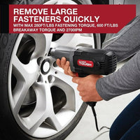 Hyper Tough 7.5A Corded Impact Wrench with 1/2 inch Anvil, AQ00049G, 120 Volts EasyOptionXY LLC