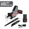 Hyper Tough 12V Max Lithium-Ion Compact Reciprocating Saw with 1.5Ah Battery and Charger, 80005 EasyOptionXY LLC