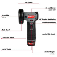 Hyper Tough 12-Volt Cordless Brushless Cut Off Tool, 80007 EasyOptionXY LLC