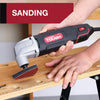 Hyper Tough 2.1 Amp Corded Oscillating Multi-function Tool, Variable Speed, with Hex Key, Sanding Pad, Quarter inch Blade, Scraper Blade & 3 Sanding Sheets, New Condition EasyOptionXY LLC