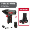 Hyper Tough 12-Volt Cordless Impact Driver Plus 4 Ah Battery EasyOptionXY LLC