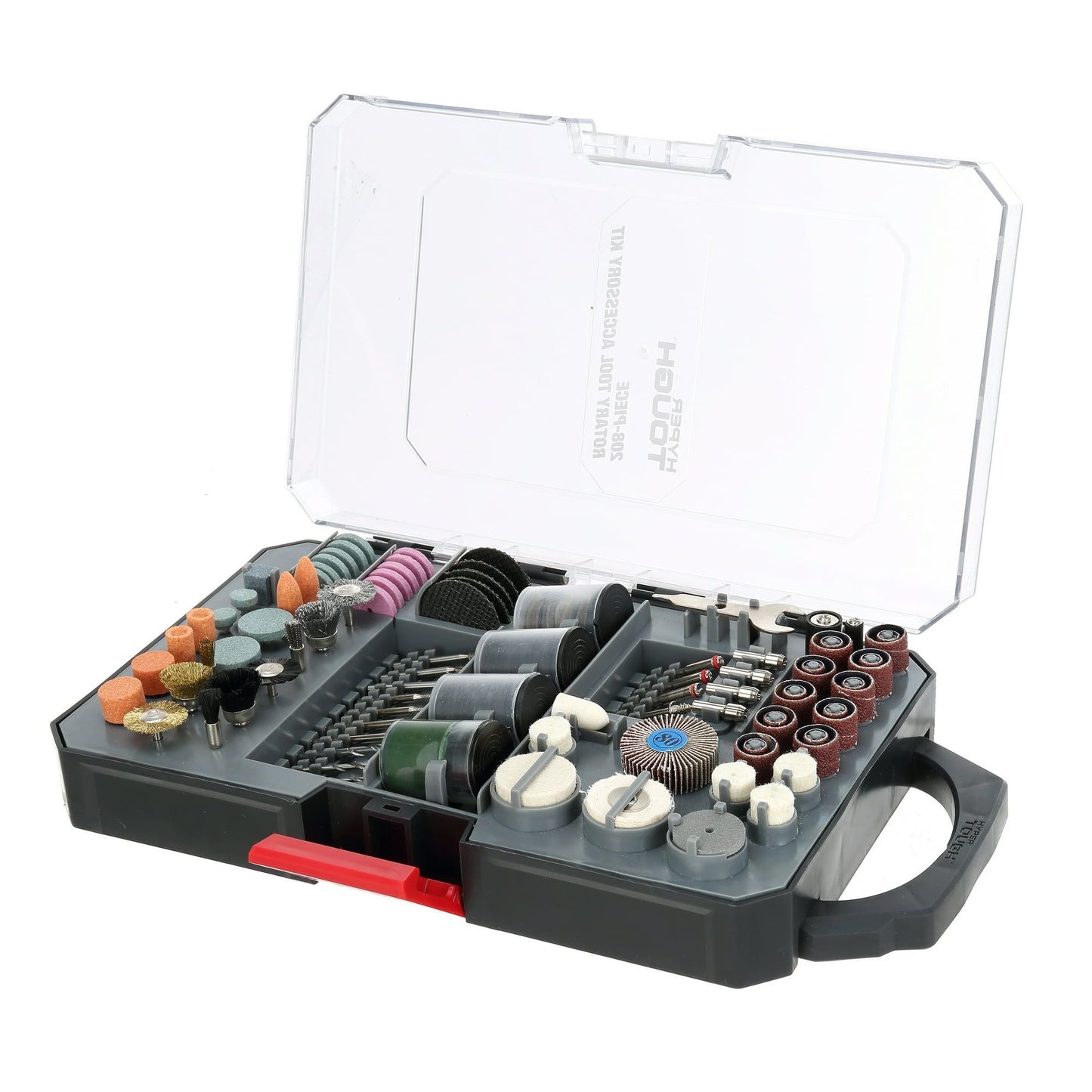 Hyper Tough 208 Piece Rotary Tool Accessory Kit with Storage Case EasyOptionXY LLC