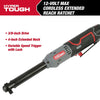 Hyper Tough 12V Cordless Ratchet Bundle, Standard & Extended Reach 3/8-Inch Drive Ratchets, (2) 1.5Ah Batteries & Chargers EasyOptionXY LLC
