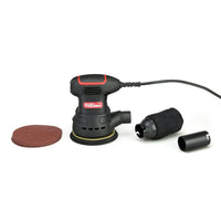 Hyper Tough 2.5 Amp Corded 5 inch Orbital Sander with Dust Bag, Vacuum Hose Adapter & 3 Sanding Sheets, New Condition EasyOptionXY LLC