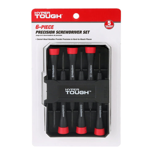 Hyper Tough 6 Piece Precision Screwdriver Set TS85120N EasyOptionXY LLC