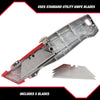 Hyper Tough Retractable Utility Knife With 5 Utility Blades EasyOptionXY LLC