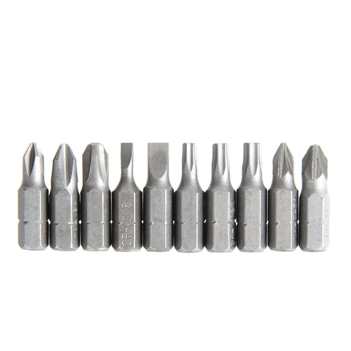 Hyper Tough 10-Piece 1 inch Screwdriver Bits, Material Steel, New Condition EasyOptionXY LLC