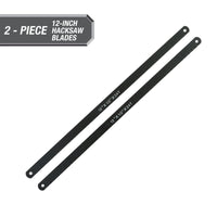 Hyper Tough 2-Pack Carbon Steel Hacksaw Blades, 4331 EasyOptionXY LLC