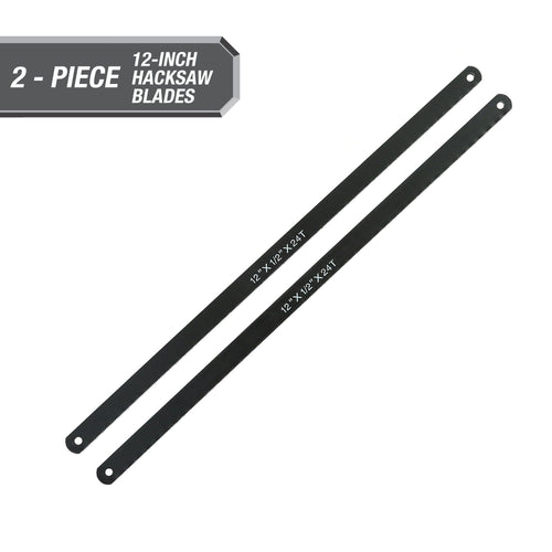 Hyper Tough 2-Pack Carbon Steel Hacksaw Blades, 4331 EasyOptionXY LLC