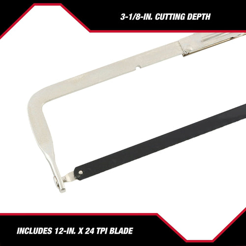 Hyper Tough 12-Inch Handsaw, Adjustable Frame Hacksaw EasyOptionXY LLC