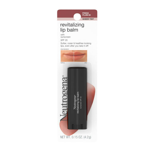 Neutrogena Revitalizing Tinted Lip Balm, SPF 20, Fresh Plum 60,.15 oz EasyOptionXY LLC