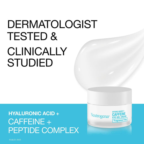 Neutrogena Hydro Boost+ Caffeine Eye Gel Cream, Unscented Skin Care, 0.5 oz EasyOptionXY LLC