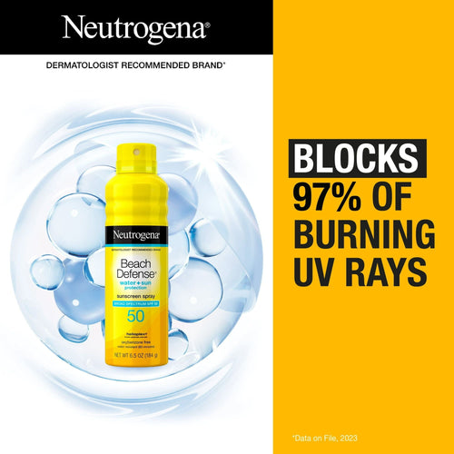 Neutrogena Beach Defense Spray Body Sunscreen, SPF 50, 6.5 oz EasyOptionXY LLC