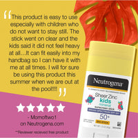Neutrogena Sheer Zinc Kids Mineral Sunscreen Stick, SPF 50+, 1.5 oz EasyOptionXY LLC