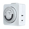 Hyper Tough Indoor Analog Mini Timer with 1 Polarized Outlet EasyOptionXY LLC