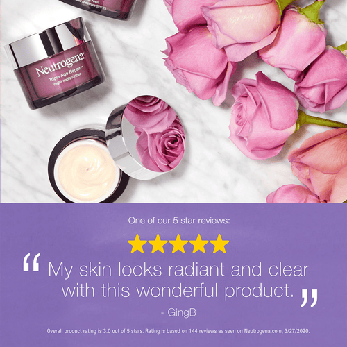 Neutrogena Triple Age Repair Anti-Aging Night Face Moisturizer, 1.7 oz EasyOptionXY LLC