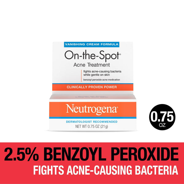 Neutrogena On-The-Spot Acne Treatment, 2.5% Benzoyl Peroxide, 0.75 oz EasyOptionXY LLC