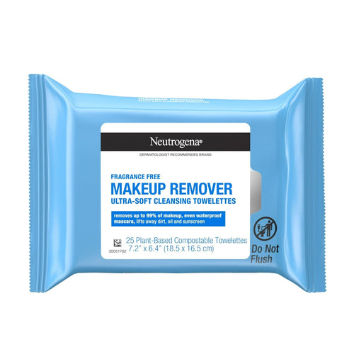 Neutrogena Makeup Remover Wipes & Face Cleansing Towelettes, Fragrance-Free, 25 Count EasyOptionXY LLC
