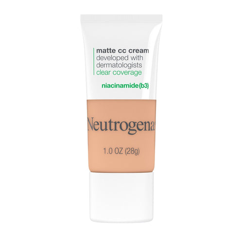 Neutrogena Clear Coverage Flawless Matte CC Cream, Sand, 1 oz EasyOptionXY LLC