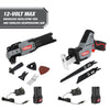 Hyper Tough 12 Volt Max Brushless Oscillating Tool and Cordless Reciprocating Saw with 1.5Ah Battery and Charger Bundle EasyOptionXY LLC