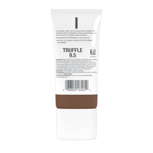 Neutrogena Clear Coverage Flawless Matte CC Cream, Truffle, 1 oz EasyOptionXY LLC