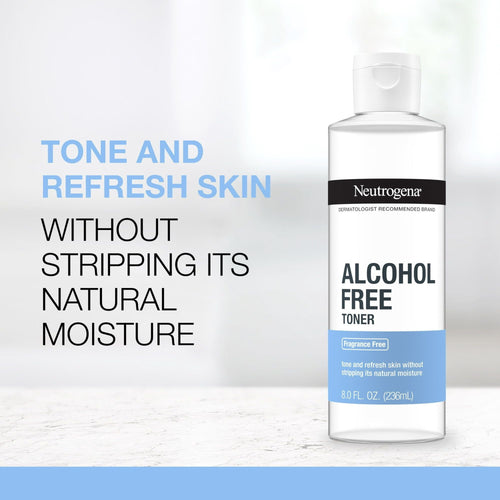 Neutrogena Alcohol-Free Daily Facial Toner, Skin Care for Face, Fragrance Free, 8 oz EasyOptionXY LLC