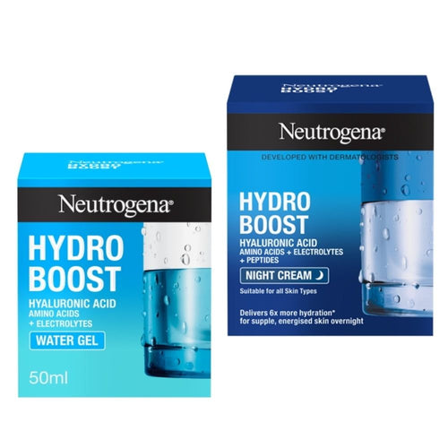 Neutrogena Hydro Boost Hydration Routine: Water Cream & Serum, 2 Items EasyOptionXY LLC