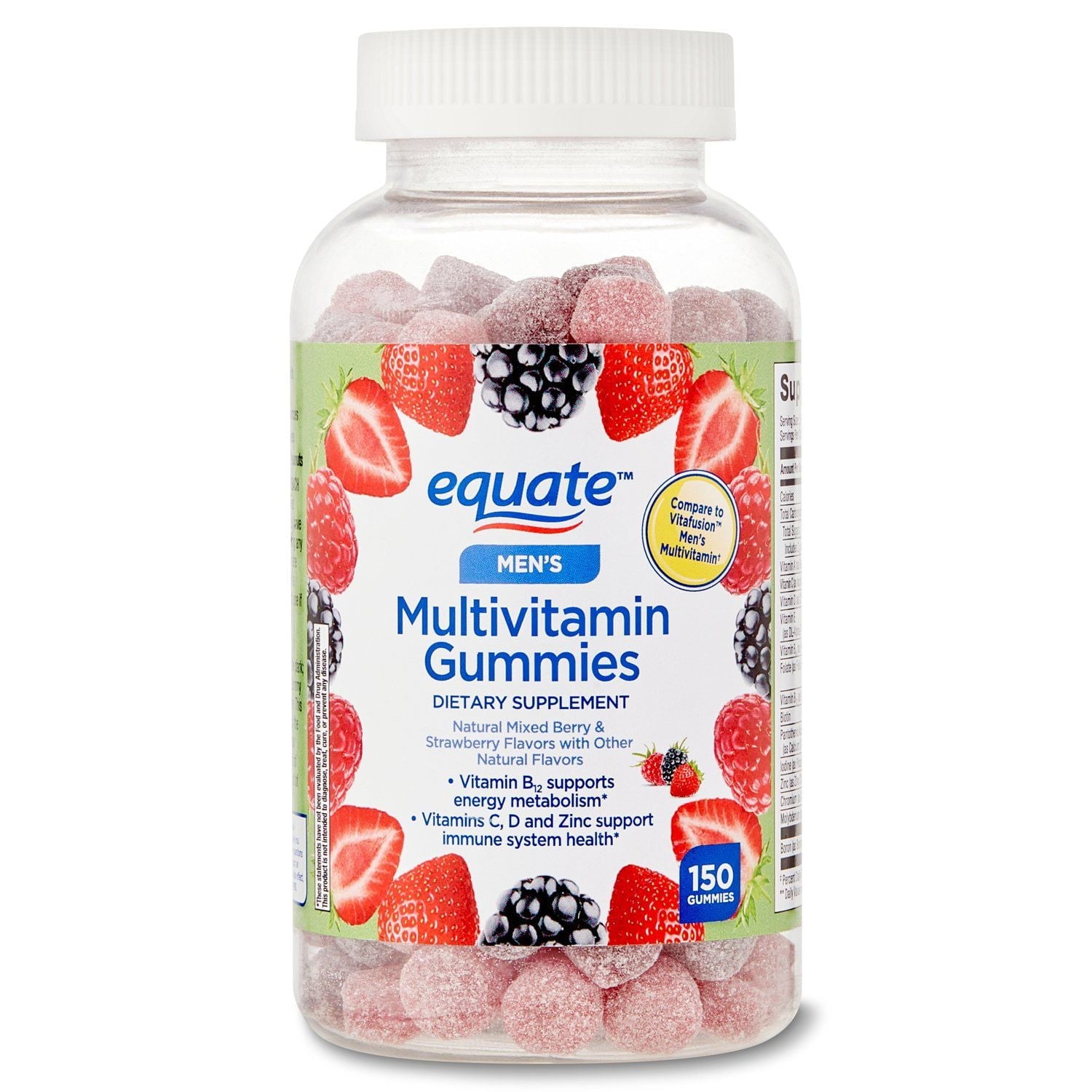 Equate Men's Multivitamin Gummies Dietary Supplement; 150 Count EasyOptionXY LLC