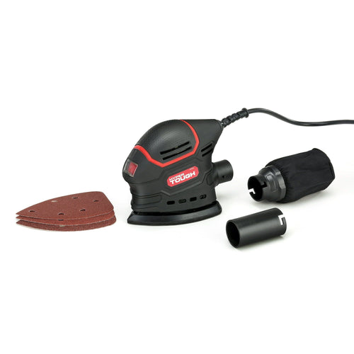 Hyper Tough 1.5 Amp Corded Detail Sander with Dust Bag, Vacuum Hose Adapter & 3 Sanding Sheets, New Condition EasyOptionXY LLC