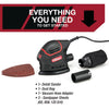 Hyper Tough 1.5 Amp Corded Detail Sander with Dust Bag, Vacuum Hose Adapter & 3 Sanding Sheets, New Condition EasyOptionXY LLC