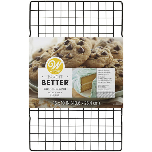 Wilton Bake It Better Rectangular Cooling Grid, Non-Stick Steel, 16 x 10-inch EasyOptionXY LLC