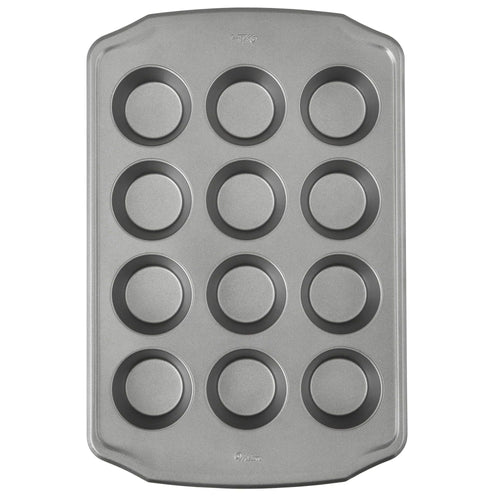 Wilton Bake It Better Non-Stick Muffin Pan, Steel, 12-Cup EasyOptionXY LLC