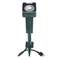 Hyper Tough, Six Outlet 3-Prong Grounded Stake Timer EasyOptionXY LLC