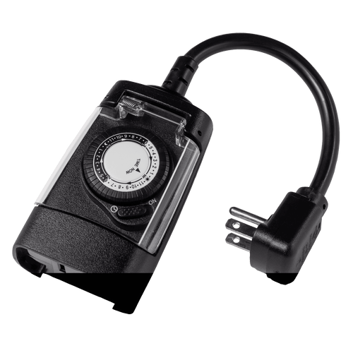 Hyper Tough, Analog Outdoor All-Weather Grounded Timer with 3 Prong Outlet EasyOptionXY LLC