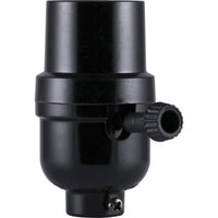 Hyper Tough 3-Way Lamp Socket, Black Finish, 52212, 1 piece EasyOptionXY LLC