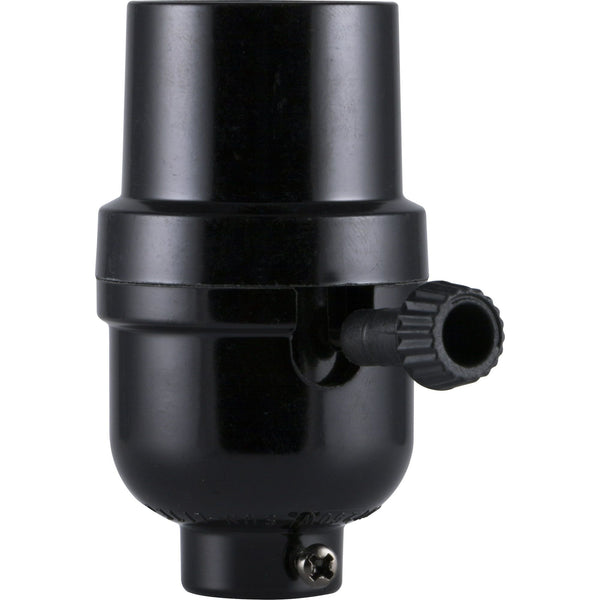 Hyper Tough 3-Way Lamp Socket, Black Finish, 52212, 1 piece EasyOptionXY LLC