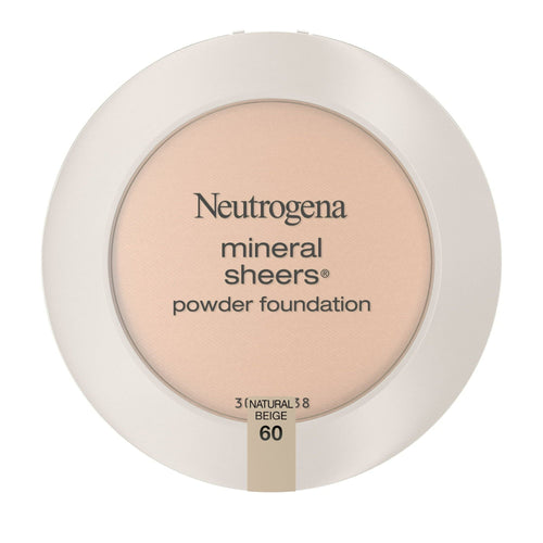 Neutrogena Mineral Sheers Powder Foundation, Natural Beige 60,.34 oz EasyOptionXY LLC