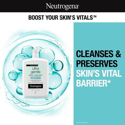 Neutrogena Fragrance Free Ultra Gentle Foaming Face Wash, 16 fl. oz EasyOptionXY LLC