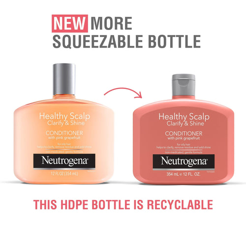 Neutrogena Conditioner for Oily Hair & Scalp with Pink Grapefruit, Healthy Scalp Clarify & Shine, 12 fl oz EasyOptionXY LLC