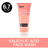 Neutrogena Oil-Free Pink Grapefruit Acne Face Wash, Foaming Facial Cleanser Scrub, 6.7 oz EasyOptionXY LLC