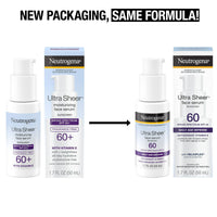 Neutrogena Ultra Sheer Moisturizing Serum, Vitamin E, SPF 60, 1.7 oz EasyOptionXY LLC