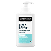 Neutrogena Ultra Gentle Cream-to-Foam Cleanser, Fragrance-Free, 12 oz EasyOptionXY LLC