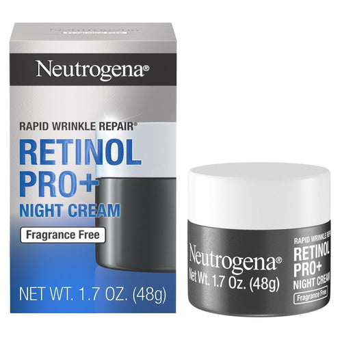 Neutrogena Rapid Wrinkle Repair Cream, Retinol Pro+ Night Moisturizer, 1.7 oz EasyOptionXY LLC